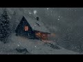 Quiet Winter Blizzard ❄️🌙 Soft Snowfall and Cold Winds for Deep Sleep, Mental Calm &amp; Healing Rest