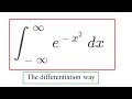 Gaussian Integral 3 Differentiation