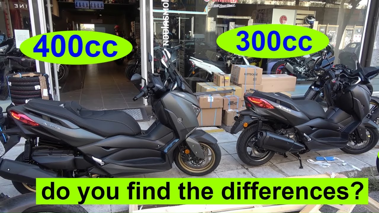 find the differences - XMAX 400 \u0026 XMAX 300 - YouTube