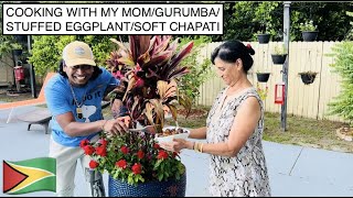 COOKING WITH MY MOM/GURUMBA/STUFFED EGGPLANT/SOFT CHAPATI