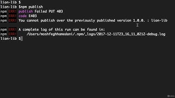 Node.js #36 - Updating a Published Package (read desc) [By Mosh Hamedani]