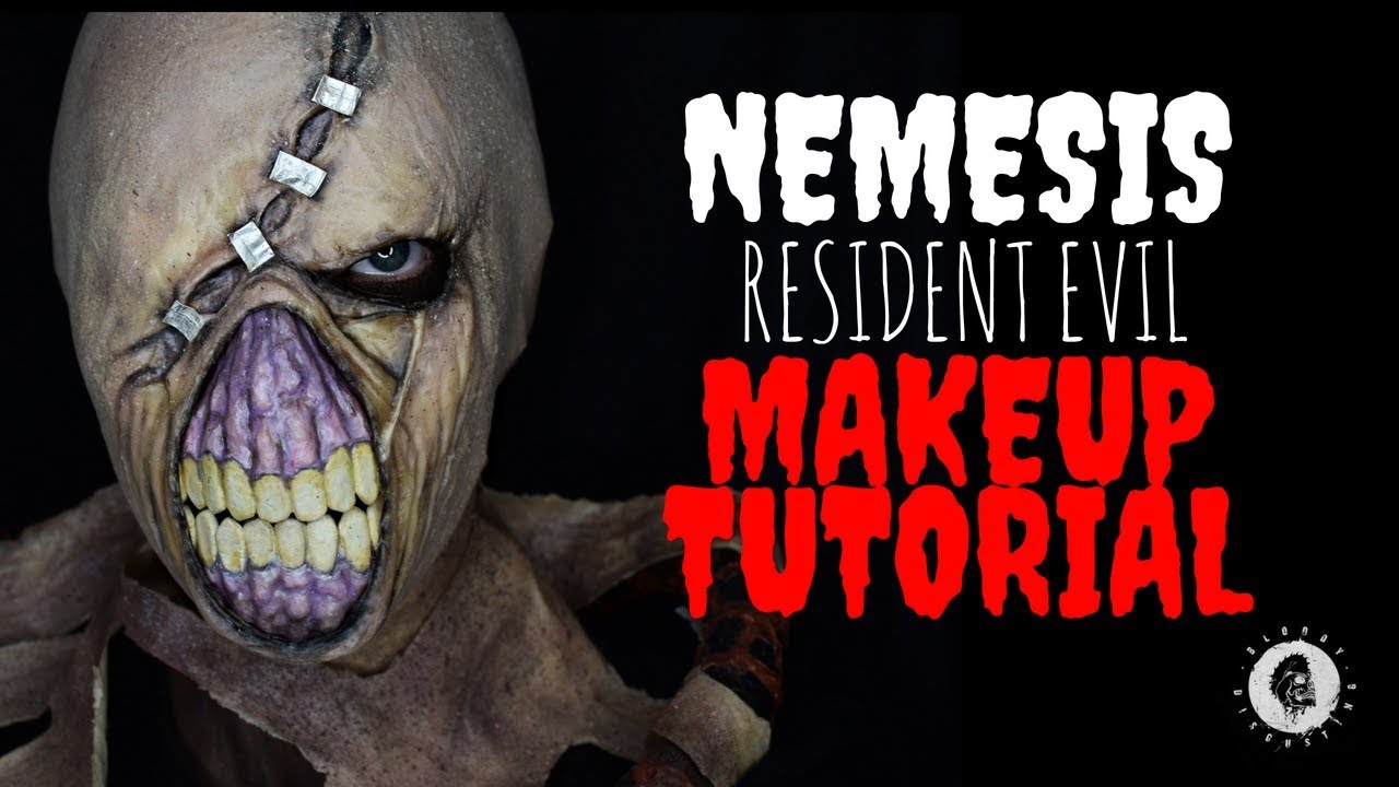 Resident Evil Nemesis Makeup Tutorial YouTube