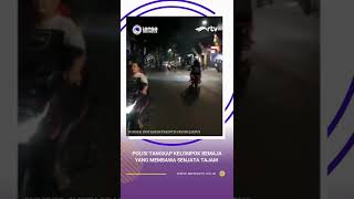 Polisi Tangkap Kelompok Remaja Bawa Sajam screenshot 5