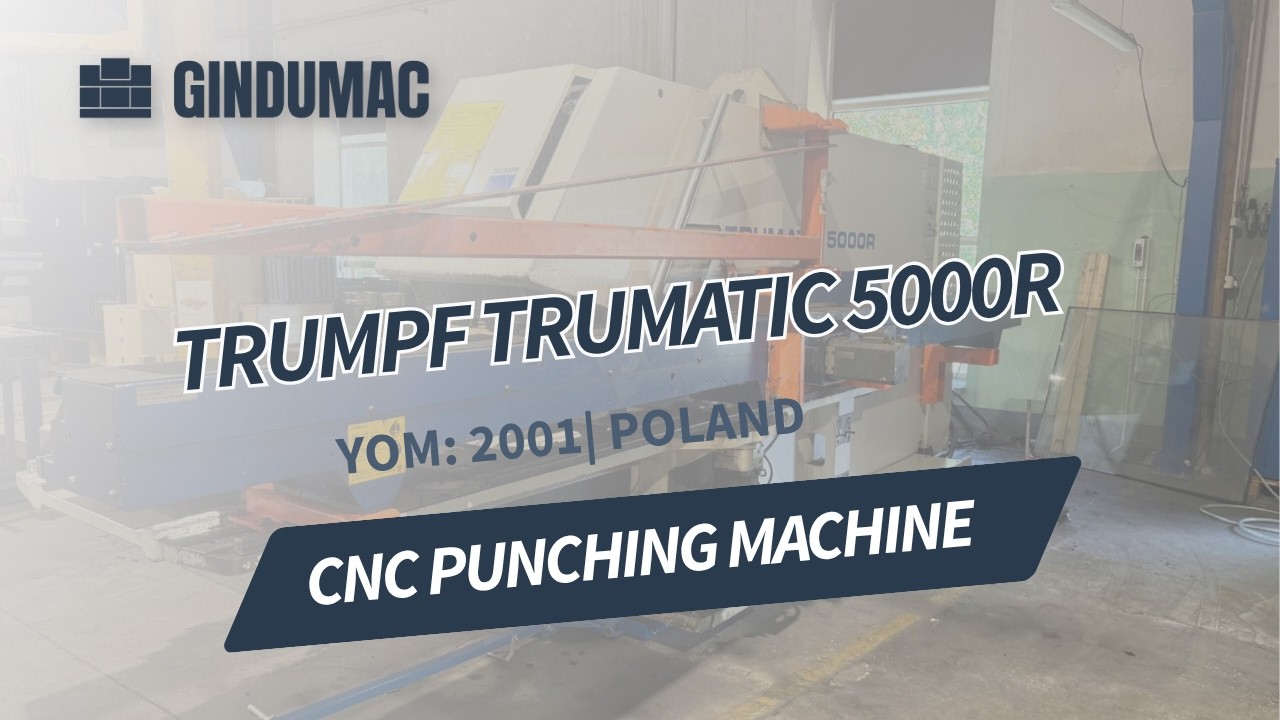 Trumatic Machine Used TRUMPF TRUMATIC 5000R For Sale | gindumac.com - YouTube