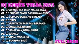 DJ TIKTOK TERBARU 2023 - DJ DAYAK FULL BEAT MALIHI JANJI X DJ JANGAN TANYA BAGAIMANA - DJ FULL BAAS