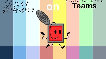 If Object Hyperverse Characters were on BFB Teams