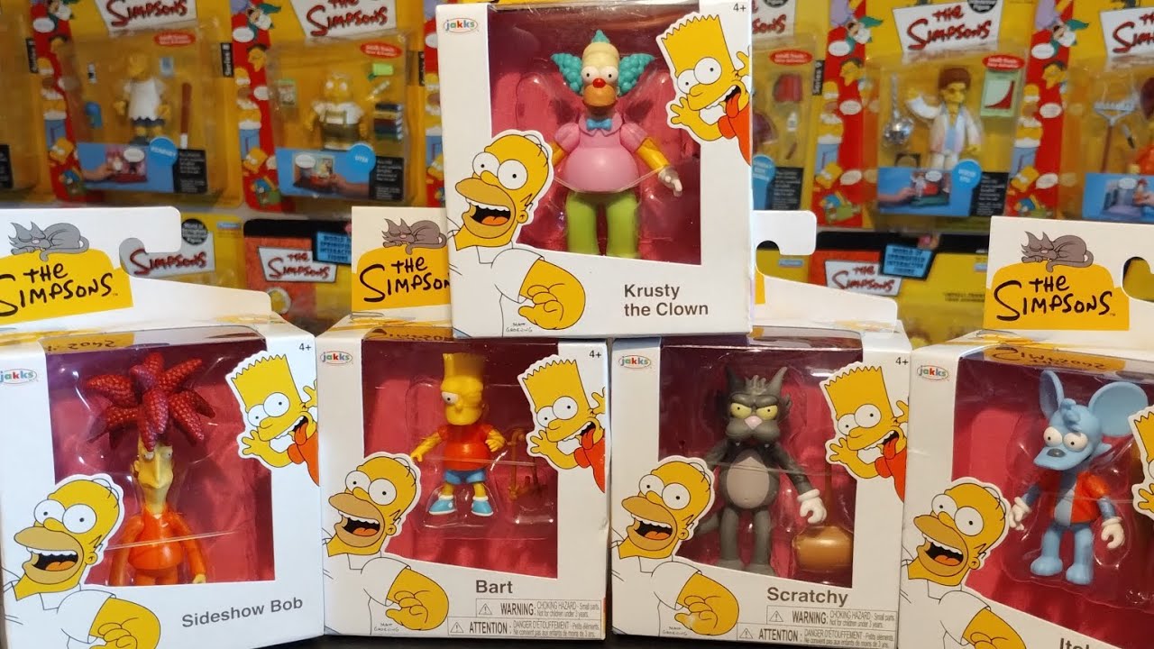The Simpsons collection unboxing Jakks Pacific wave 2 