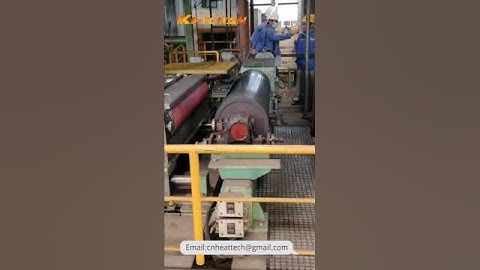 Online induction heat treatment of galvanized sheet (Galvanized sheet induction tempering)