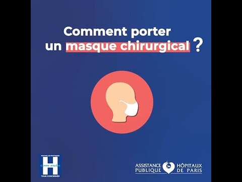 Vidéo: 3 façons de mettre un masque médical