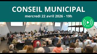 Conseil municipal<br/>mercredi 22 avril 2026