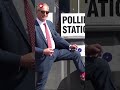 Party leaders casting their vote in the local elections