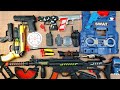 Open Box Special Forces M416 Assault Rifle,Glock,Desert Eagle Pistol#airsoft#airsoftguns #shooting