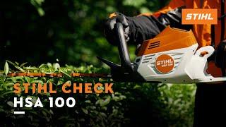 Stihl Hsa 100 Akku-Heckenschere Stihl Check