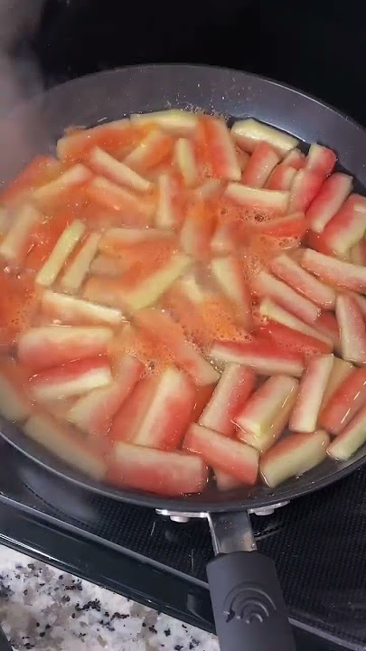 Watermelon rind candies