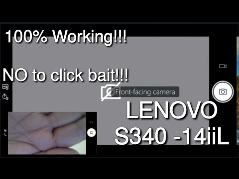 How to fix Lenovo S340-14iiL Camera not working on windows 10