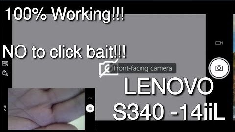 How to fix Lenovo S340-14iiL Camera not working on windows 10 - 100% Legit Fix