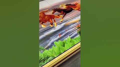 Tranh gạch 3d mã đáo thành công