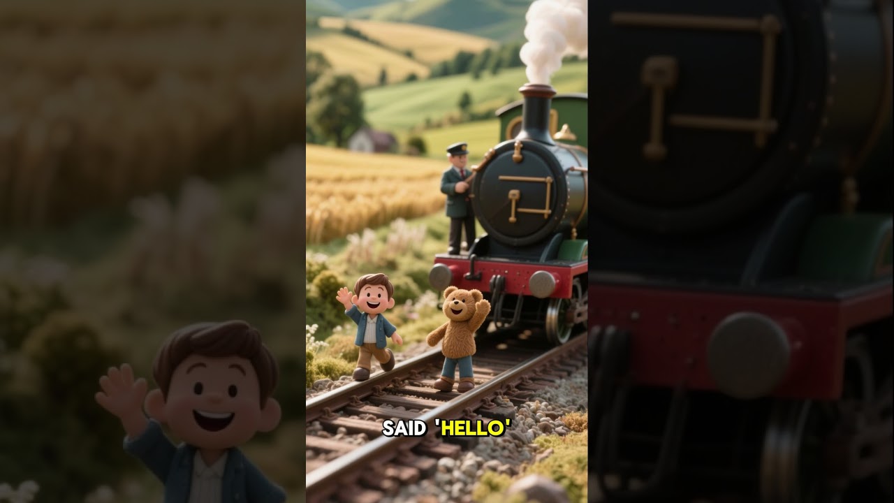 Teddy’s First Train Ride 🚂 | Learn Train Sounds & Manners for Kids
