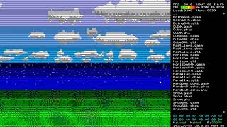 Gigatron TTL gtBASIC parallax scrolling example.