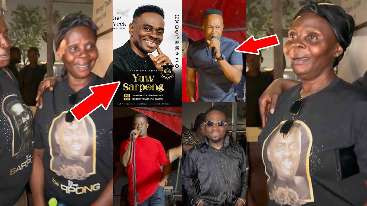 Yaw Sarpong's wife, Pinamang crying and singing, has song Nicholas, Ampong, SAMMY SOO SAD