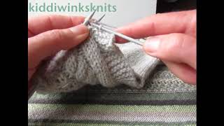 Three-needle bind off