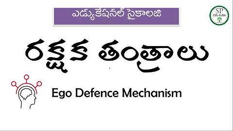 రక్షక తంత్రాలు (Defence Mechanism In Psychology | AP DSC | TET | TRT