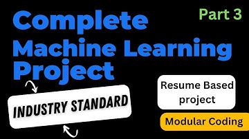 #03 Complete Machine Learning Project l Industry standard approach l Data Science