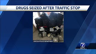 Lincoln police seize nearly 500 pounds of marijuana in traffic stop