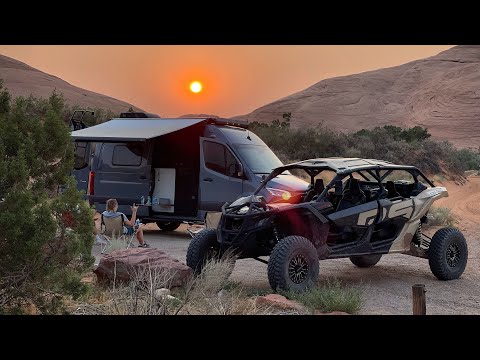 Fully Embracing 4x4 Van Life! Solar Camping In Moab With Our Winnebago Revel