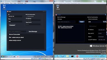 Test Application Chatt sous Réseau Local - Delphi |HD| تجربة برنامج شات على مستوى الشبكة