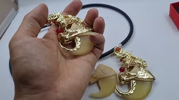 Trả hàng ae. móng mỹ nghệ bọc kỳ lân, dây cao su_ Độc lạ Jewelry