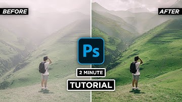 Hoe je waas en mist verwijdert in Photoshop CC #2MinuteTutorial