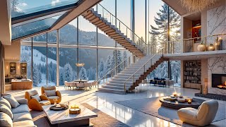 Cozy Jazz And The Villa'S Vibes In Winter – Jazz Instruments And The Sound Of The Fireplace To Relax