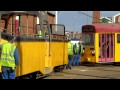 Blackpool Rigby Road Tram Depot. *Rare* Shunt. 20/03/12.