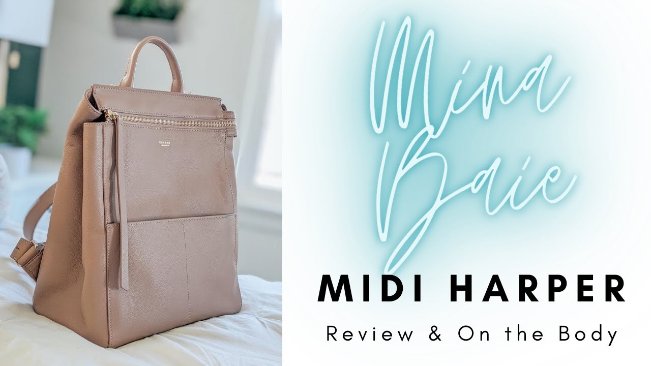 Mina Baie Midi Harper Diaper Bag Packed for Back to School 