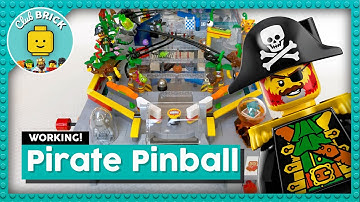WORKING LEGO Pinball machine!! Must see!