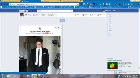 Facebook Timeline Screencast - Adding Events