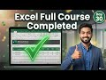 Excel Full Course Completed | What Next After Learning Excel | Day 30 Hindi