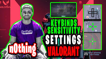 n0thing Valorant Settings Sensitivity Keybinds Crosshair and Setup 2021