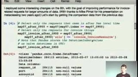 Pycon US 2017 Server Log Analysis with Pandas