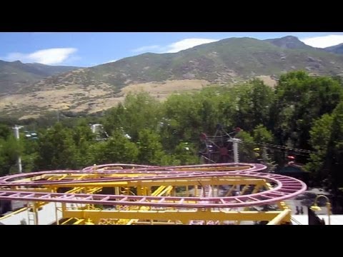 Wild Mouse front seat on-ride HD POV Lagoon - 동영상