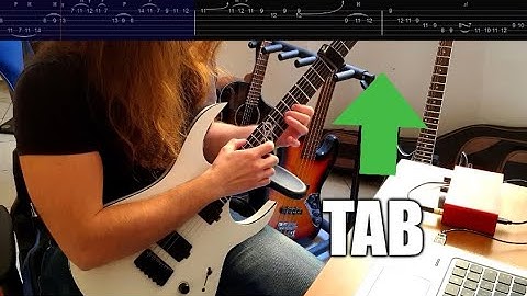Sweet Dreams (Eurythmics) - ORIGINAL SHRED SOLO | Tab on Screen