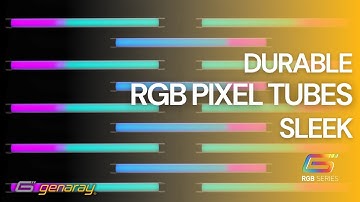 Genaray RGB Series | Durable & Sleek | Genaray PX RGB Pixel Tube Lights
