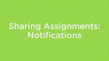 Sharing Assignments: Notifications