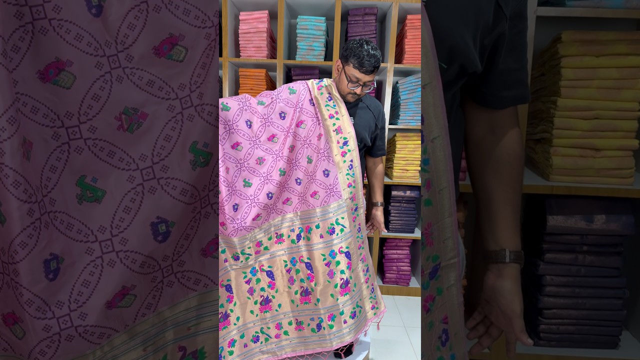 Bandhani Patola Silk Paithani Saree