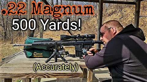 .22WMR 22 Magnum 500 Yards Accurately! Long Range ELR