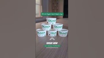 Customized Ice Cream Paper Cups #IceCreamCups #CustomCups #PaperCups  #Branding #EcoFriendly