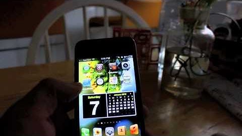 iOS 5 jailbreak tweak Vwallpaper 2 with water effect