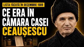 Ce era în cămara casei Ceaușescu în decembrie 1989 — lista făcută de soldați
