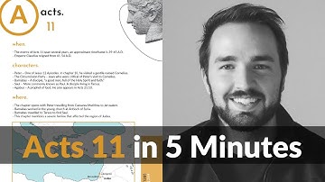Acts 11 in 5 Minutes - 2BeLikeChrist